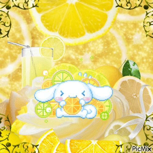 Sweet Lemon Scent - Безплатен анимиран GIF