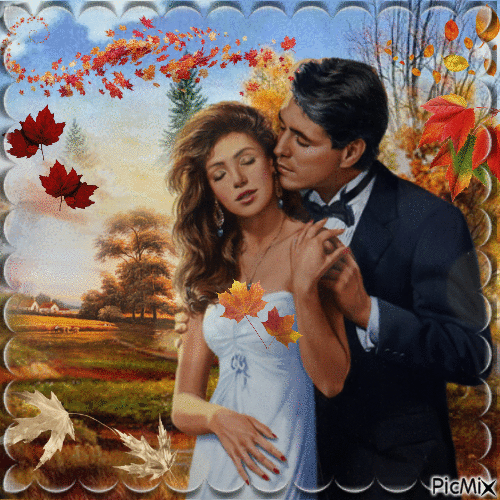 Amour d'automne - Ingyenes animált GIF