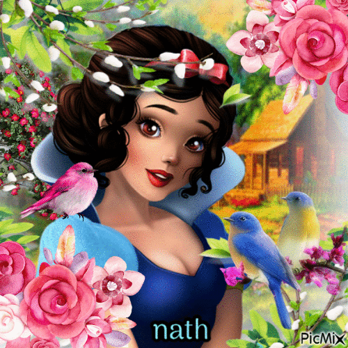 Blanche-Neige,concours - GIF animate gratis