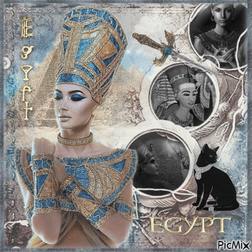 nefertiti queen egypt - Gratis geanimeerde GIF