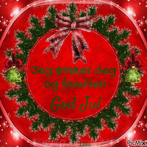 I wish you and your family a Merry Christmas - GIF animé gratuit