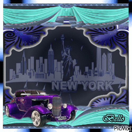 NEW YORK - Бесплатный анимированный гифка