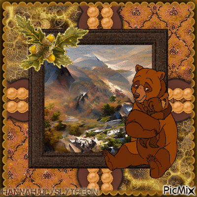 {{♦Kenai & Koda by the Mountainside♦}} - Free animated GIF