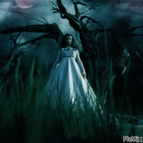 LADY IN THE NIGHT - Безплатен анимиран GIF
