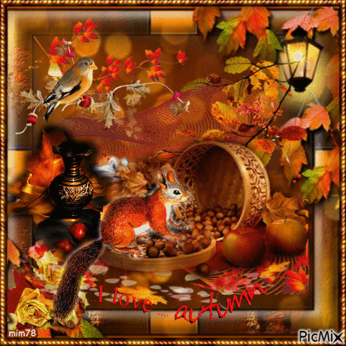 Décors d'automne - Free animated GIF