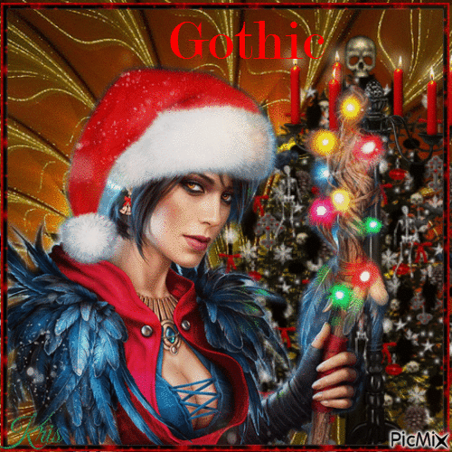 Noël gothique - Gratis animerad GIF