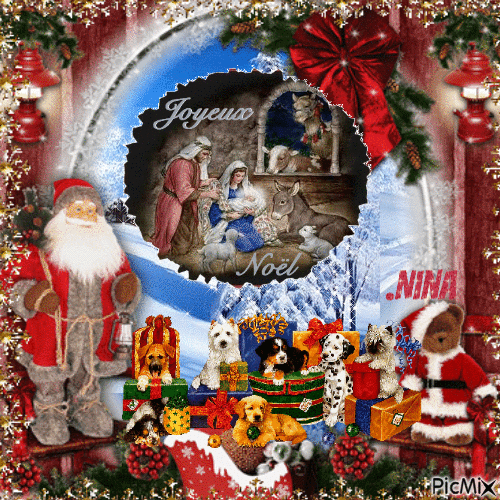 Joyeux  Noel - Zdarma animovaný GIF