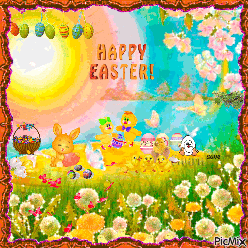 HAPPY EASTER - Free animated GIF