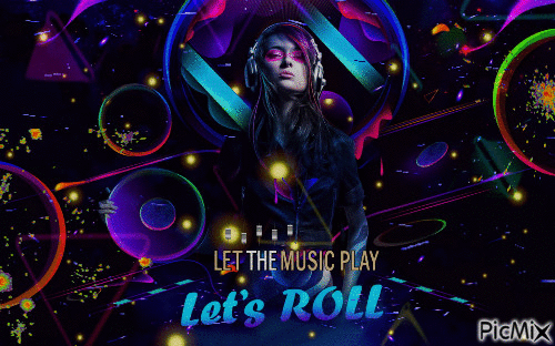 LET THE MUSIC - Free animated GIF