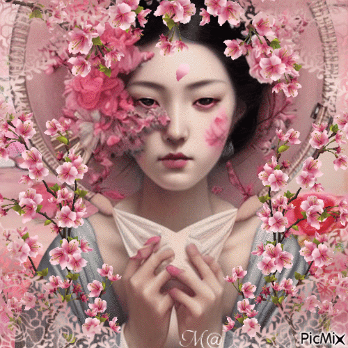 cherry blossom - GIF animate gratis