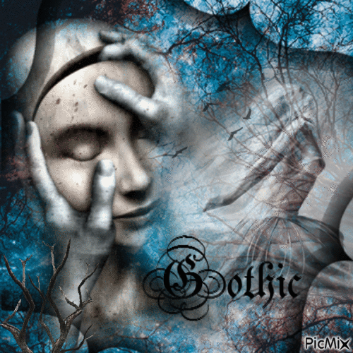 Gothic Art - voices within us - Gratis geanimeerde GIF