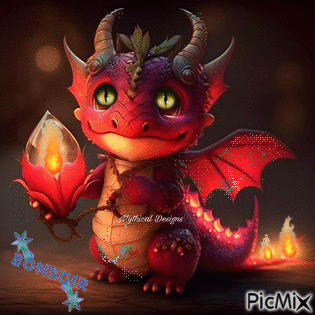 Bonsoir tit dragon - Gratis animeret GIF