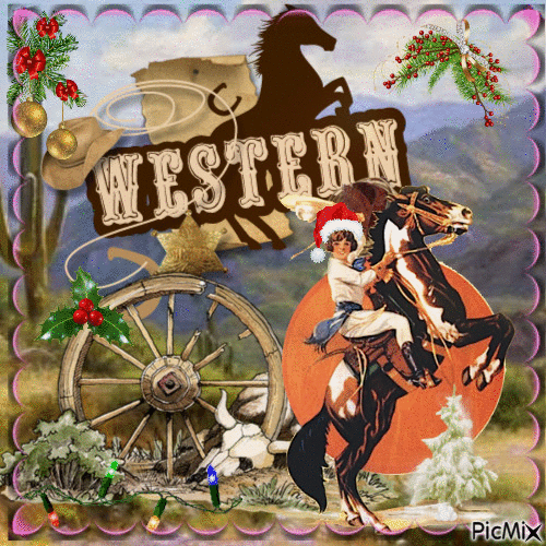 western christmas - Free animated GIF