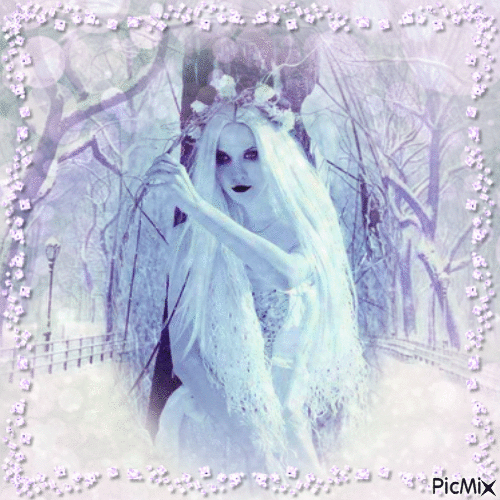 ghost in the Snow - Darmowy animowany GIF