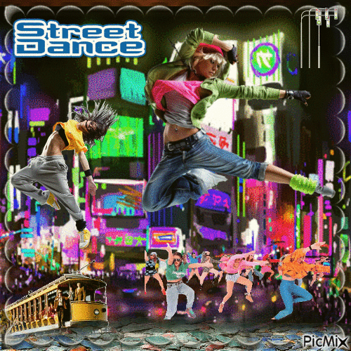 Street dance - Bezmaksas animēts GIF