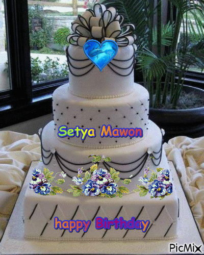 happy Birthday, SETYA - 無料のアニメーション GIF