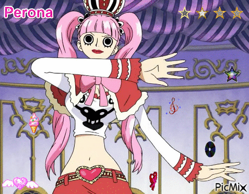 Giff One Piece Perona créé par moi - GIF animate gratis