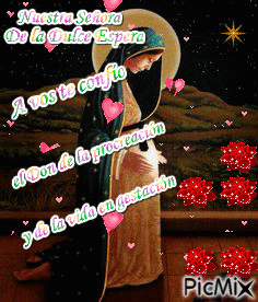 Nuestra Señora de la Dulce Espera - GIF animate gratis