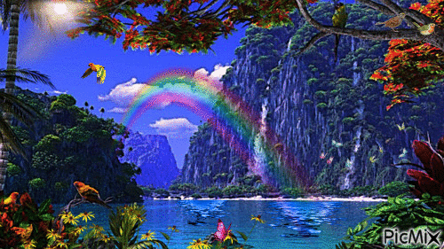 Рай на земле - Zdarma animovaný GIF