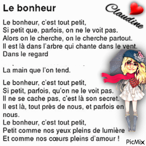 Le Bonheur! - Безплатен анимиран GIF
