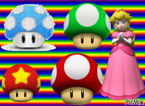Le monde de Mario - Gratis geanimeerde GIF