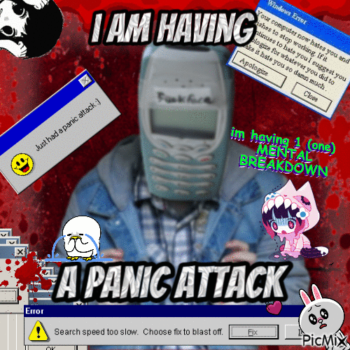 Randy I am having a panic attack dialtown - Бесплатный анимированный гифка