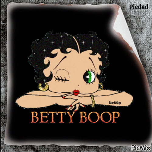BETTY BOOP PORTRAIT - GIF animado gratis