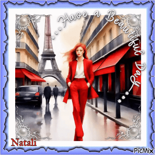 ◄✿❤️Elle Est Parisienne.❤️✿► - GIF animado grátis