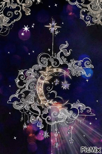 Moon Sparkle - GIF เคลื่อนไหวฟรี