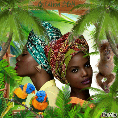 Belles Africaines par BBM - GIF animé gratuit