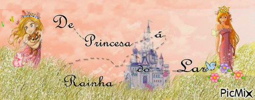 De princesa a Rainha do Lar - GIF animate gratis