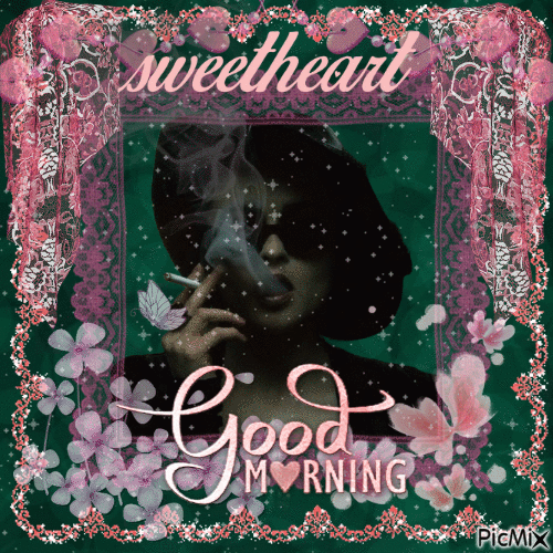 marla singer says good morning! - 無料のアニメーション GIF