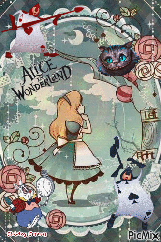 Alice in Wonderland - Gratis animeret GIF