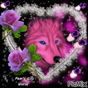 Wolf in Heart - Free animated GIF