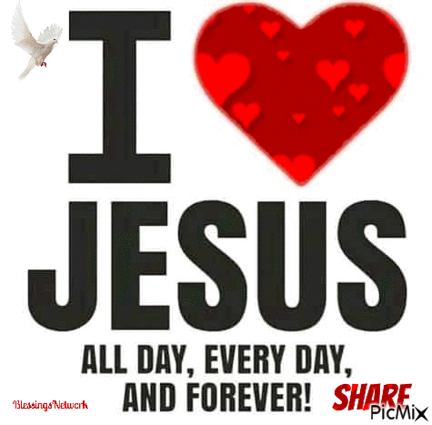 I #Love #Jesus - 免费动画 GIF