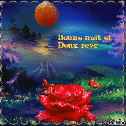 Lune et Rose - Darmowy animowany GIF