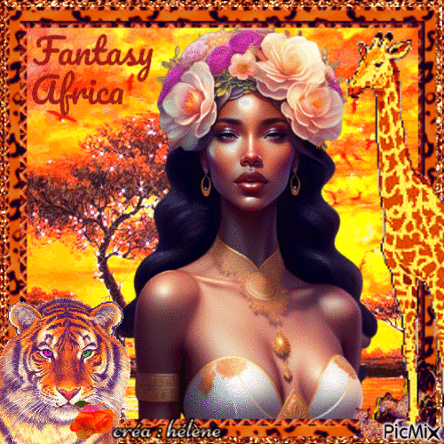 Fantasy africaine - Darmowy animowany GIF