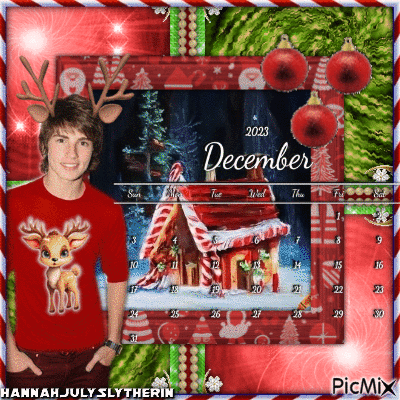 {[Gregg Sulkin Christmas December Calendar]} - Darmowy animowany GIF