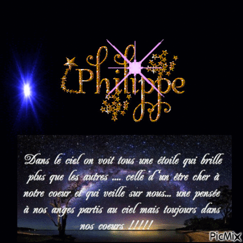 philippe - Бесплатный анимированный гифка
