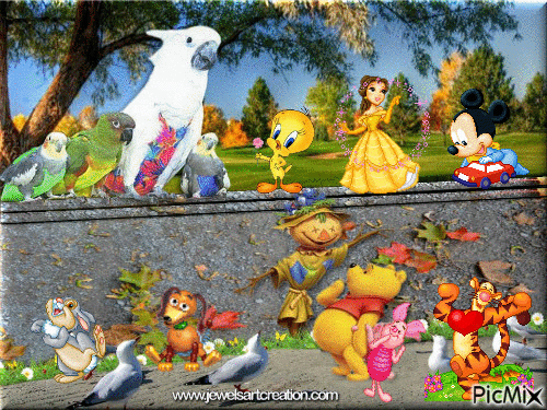 Disney Collage - Ingyenes animált GIF
