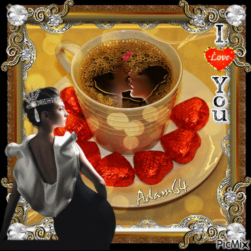 coffee love - Ingyenes animált GIF