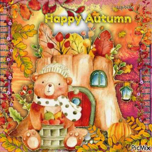 Happy Autumn - Besplatni animirani GIF