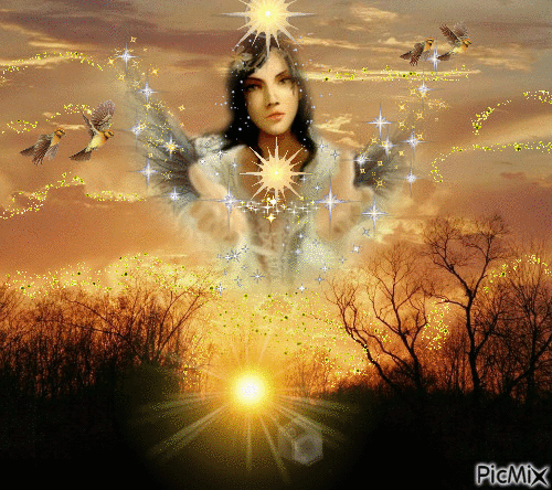 Angel Blessings and Peace - GIF เคลื่อนไหวฟรี