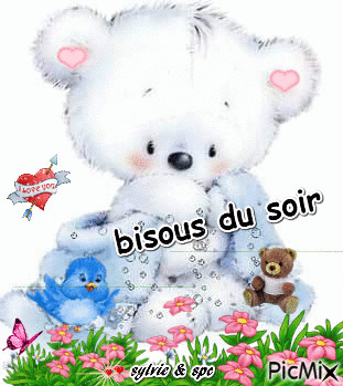 bisous du soir - Free animated GIF