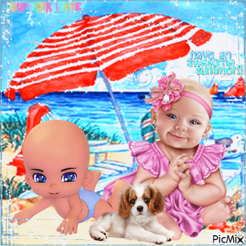 Summer love. Have an awesome summer. - GIF animado gratis