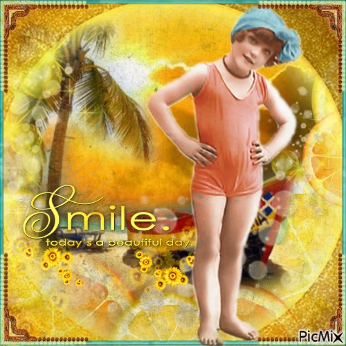 Smile-today is a beautiful day ;) - безплатен png