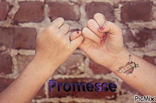 Promesse - Бесплатный анимированный гифка