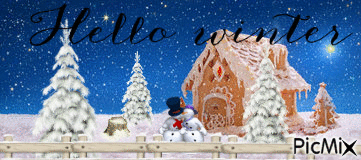 Hello Winter - 免费动画 GIF
