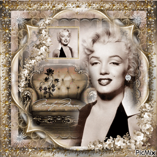 Marilyn Monroe, Actrice, Chanteuse américaine - Kostenlose animierte GIFs