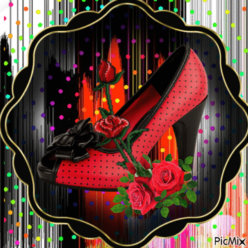 THE RED SHOE - Free animated GIF